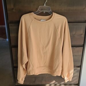 American Eagle Outfitters Peach Crew Neck Sweater
